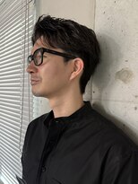 ガーデンタチカワネクスト(garden tachikawa next) 大人男子ヘア黒髪短髪ビジネスヘアセンターパート30代40代