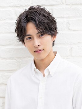 ルシード スタイル リコット(Lucido Style Ricotto) ニュアンスパーマハチ張り解決！スマート小顔メンズパーマ眉毛