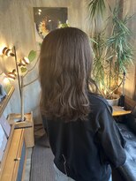 ヘアードレスビュー(hair dress V.I.E.W) セミロング×ミルクティーカラー
