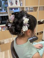 マニッシュ(mannish)&nbsp;七五三7歳ヘアメイク