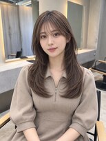 ウト(Uto)&nbsp;レイヤーカット/ココアブラウン/韓国風/髪質改善/烏丸四条