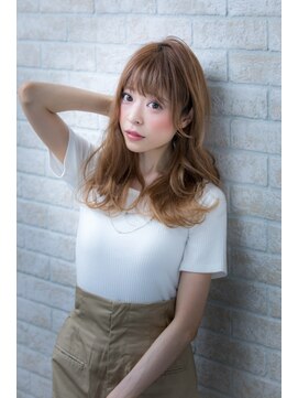 ヘアーアートシフォン 池袋西口店(Hair art chiffon) グレージュマッシュ切りっぱなしボブ前下がりフェミニンボブ小顔