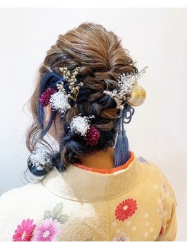 ヘアー デザイナーズ サロン アヴァンセ(HAIR DESIGNER'S SALON AVANCE) 編み下ろしヘアセット☆