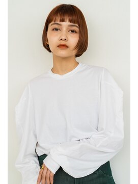 エニイ(ANY) ミニボブ×オレンジブラウン