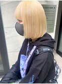 抜きっぱなし/抜きっぱボブ/ハイトーン/トレンドカラー
