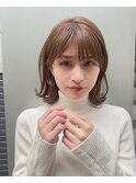 簡単スタイリング　くびれボブ
