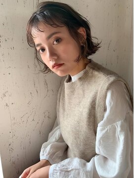 エム(EM) シースルーバングニュアンスボブ