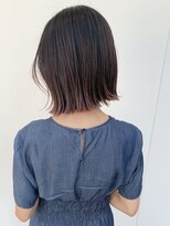 ステア ケース(stair case)&nbsp;結べるボブ前下がり切りっぱなし外ハネボブ髪質改善