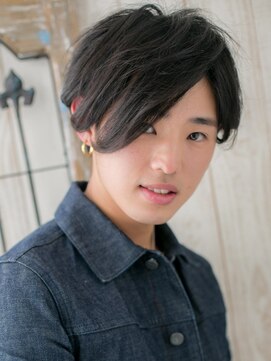 モッズヘアメン 札幌月寒店(mod's hair men) ラフさがカッコイイ…抜け感七三ミディマッシュヘアーh札幌月寒
