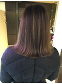 切りっぱなしボブ×ハイライト