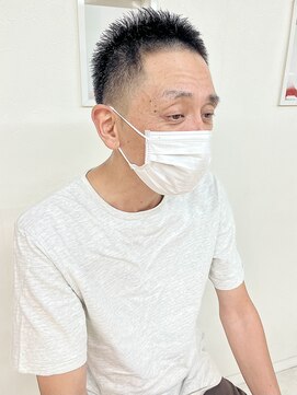 クオリス 上板橋店(QUALIS) ベリーショート★ボウズ 刈り上げ ワイルドショート 30代40代