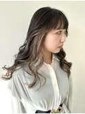 【FOLK】透明感インナーホワイト☆似合わせゆる巻きロング♪