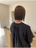 ぱつんとストレートボブ