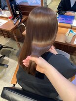 シェノン サントル(CHAINON CENTRE)&nbsp;前髪/マチルダボブ/ピンクベージュ/インナーグレージュ