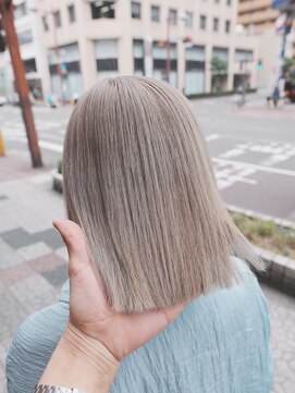 ボアップ 松山店(boappu) #ミルクティーベージュ#ミルクティーカラー#ベージュ#ハイトーン