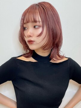 トルネード(TORNADO) フェイスレイヤー ウルフカット くびレイヤー エモージュ t822