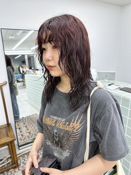 シカ(sica) ニュアンスパーマ×暖色