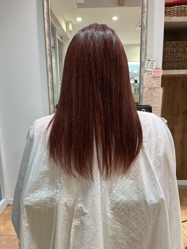 アズール 草加(azule) イルミナカラー　レッドブラウン