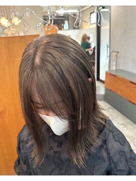 ニール 名古屋 伏見 丸の内(NEELU) 【Neelu_misa】1ブリーチで作れるグレージュ