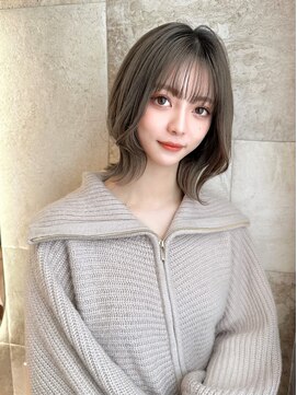 ロンド ジュルード 名古屋(Lond jeloud) トリートメント ブリーチなしダブルカラー 前髪縮毛矯正 58