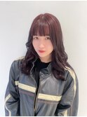 ブリーチ無しバイオレットレッド