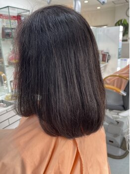 おしゃれハウス ジュン Junの写真/【四日市/髪質改善】完全無添加のヘアケア商材を使用。乾燥やカラーダメージを優しく癒すトリートメント♪