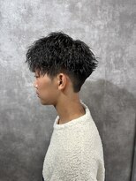 スピン 本八幡(SPIN)&nbsp;ベリーショート/ダークアッシュ/ニュアンスパーマ/韓国マッシュ