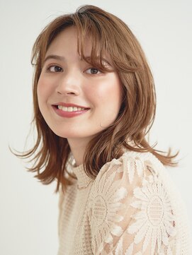 ルクスドレ 新宿(Luxe doree') 外ハネボブ/エギョモリ/菱形ボブ/ペールベージュ[新宿]