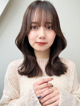 ソア 渋谷(soar) 【艶感★ワイドバング】韓国ヘアくびれ大人可愛いカール小顔前髪