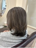 脱白髪染め　白髪ぼかしハイライト　　◎４０代　５０代　６０代