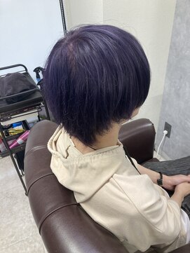 グラッジ 池袋(GLADGE) ブルーヴァイオレット【色落ちシルバーグレー】