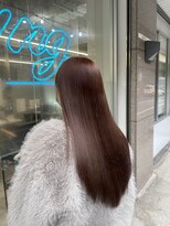 キング 梅田(K!ng)&nbsp;縮毛矯正髪質改善ハイライトレイヤーカット梅田美容室エクステ