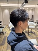 【志免】センターパートマッシュスタイル