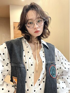 ノイ(noii) パーマ風コテ巻き/レイヤーボブ/結べるボブ/ボブパーマ