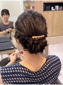 ヘアセット/ローシニヨン