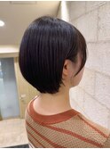 丸みショート　ショートボブ　京都美容室　進詩織