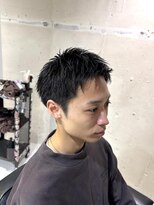 フランクスバーバーザスタンド(Frank’s barber the stand)&nbsp;スペインカール×スパイキーショート×フェザーパーマ飯田橋F