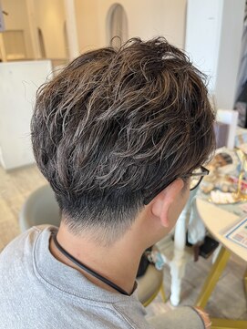 ハグクレア(HUG CLAIRE) カットメッシュキャップブリーチオンカラー