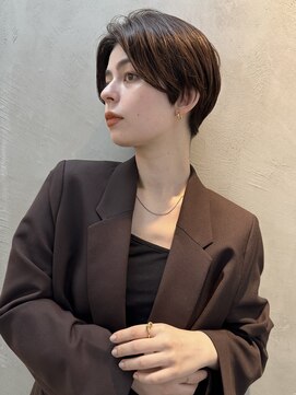 ヴィオットバイサロン(Viot by Salon) 丸みショートボブシースルーバング/柔らかベージュ【櫻井】