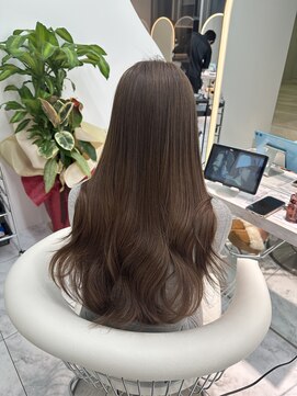 ロンドルピナス 小倉(Lond Lupinus) 黒髪カタログ/オリーブグレー/ココアベージュ/小顔に見せるヘア