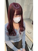 ウェーブ(WAVE)&nbsp;【エクステ】バーガンディ/ローライト/ミックスカラー風