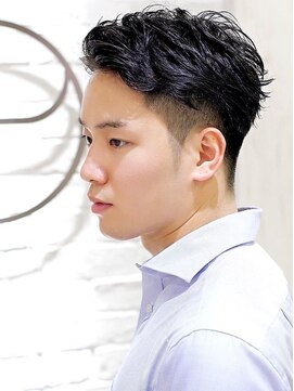 ヘアーアンドグルーミング ヨシザワインク(HAIR&GROOMING YOSHIZAWA Inc.) ナチュラルパーマツーブロック爽やかメンズビジネスショート