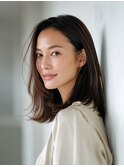大人ミディ髪質改善白髪染めハイライト20代30代40代元町中華街