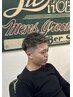 men'sカット+メッシュキャップハイライト【眉カット込み】<理容室>