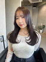 シオヘアーセカンド 西新2号店(Sio.hair 2nd)&nbsp;色っぽレイヤーカット！上品なブラウンカラーで艶感◎