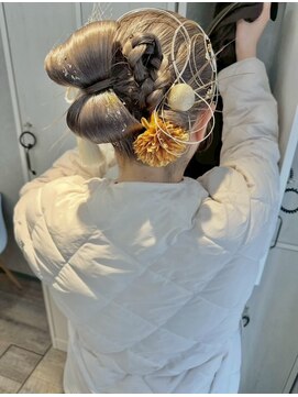 カロン トウキョウ 中野北口店(Kalon Tokyo) 卒業式　アレンジ リボンアレンジ　ヘアセット