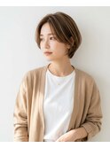 ショートカット/顔まわりカット/ハイライト/髪質改善/白髪ぼかし