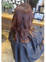 桃の木 ヘアー(桃の木 hair) ボルドーセーブル×ハイレイヤーカット