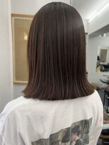 シベルバレー 横浜(sibell)&nbsp;黒髪ストレートロングレイヤーミディアム髪質改善ストレートヘア