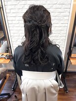 ザブックハンドサロン(The book hand salon)&nbsp;袴×ハーフアップ